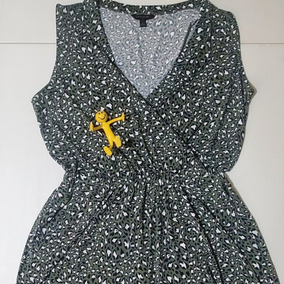 Banana Republic Animal Print Romper - Picture 1 of 4